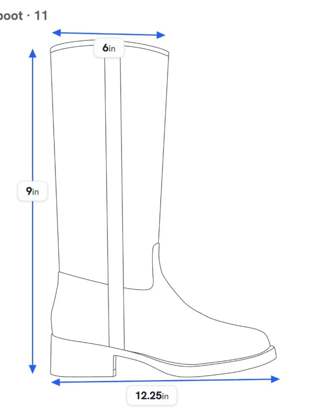 UGG Black Mid Calf Boots size 11